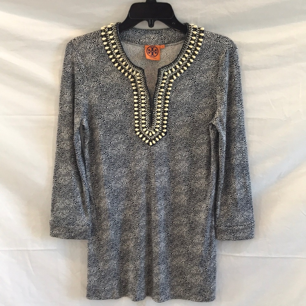Tory Burch Venessa Silk Tunic Top